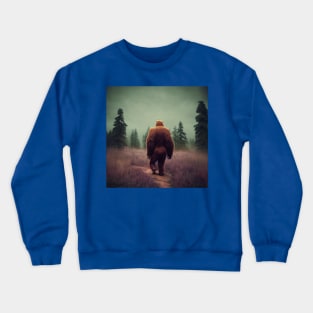 Sasquatch in Nature Crewneck Sweatshirt